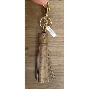 NWT COACH TASSEL BAG CHARM/KEYCHAIN